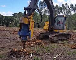 Destocador florestal para maquinas