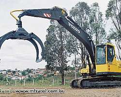 Garra florestal para pá carregadeira