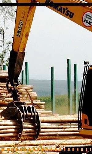 Garra florestal para pá carregadeira Garra florestal para pá carregadeira