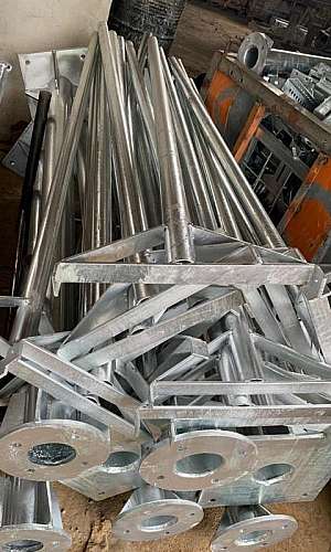 Processo de galvanização a fogo Processo de galvanização a fogo