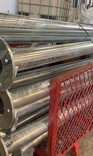 Processo de zincagem a fogo Processo de zincagem a fogo